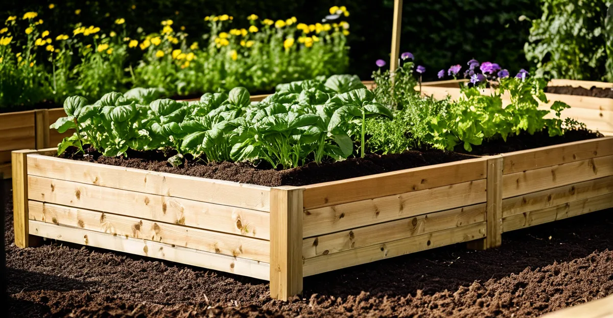 What are the benefits of using raised beds in UK gardening?